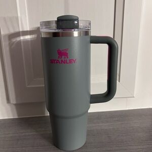 Stanley Gray and Pink Travel Mug